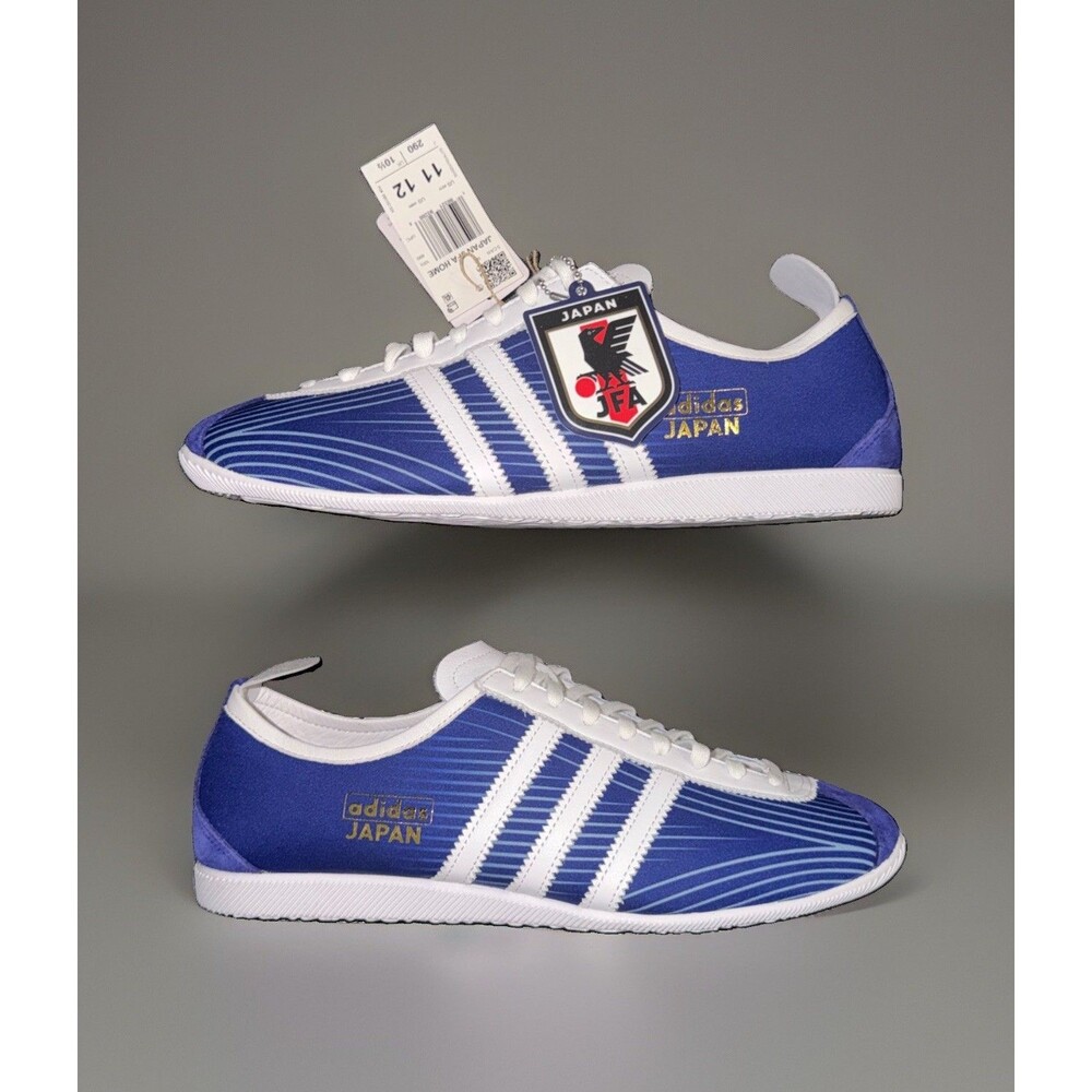 New Men's adidas Originals Japan JFA Home Blue Shoes KI8566 Size 11